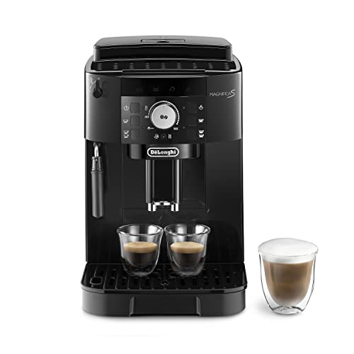 De'Longhi Magnifica S ECAM11.112.B, Kaffeevollautomat mit Milchaufschäumdüse für Cappuccino, mit Espresso Direktwahltasten und...