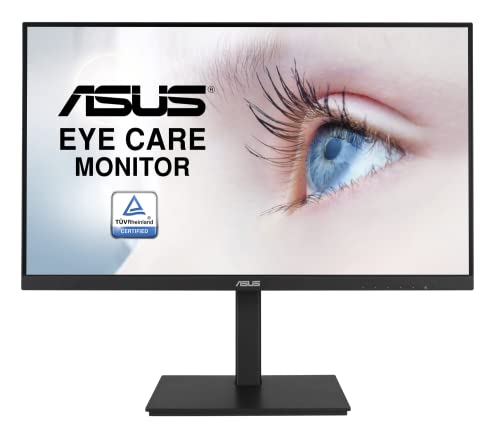 ASUS Eye Care VA24DQSB - 24 Zoll Full HD Monitor - Rahmenlos, ergonomisch, Flicker-Free, Blaulichtfilter, Adaptive-Sync - 75 Hz, 16:9...