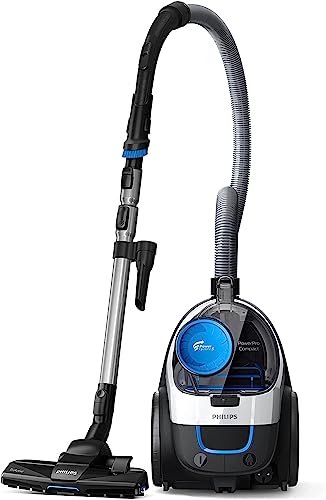 Philips PowerPro Compact Beutelloser Staubsauger, 900 W PowerCyclone 5, Allergy H13-Filter, 76dB, TriActive Nozzle, 6m Kabel, Star...
