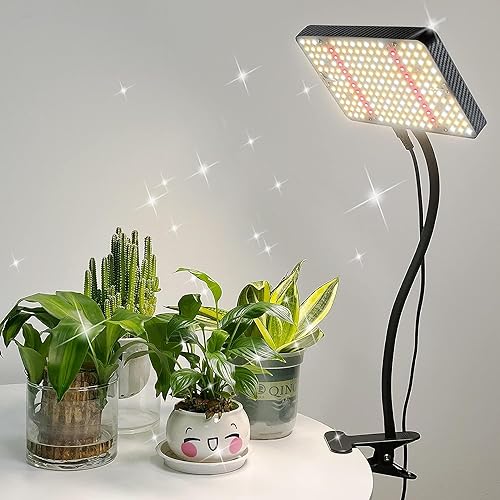 FRGROW Pflanzenlampe LED Vollspektrum, Pflanzenlicht für Zimmerpflanzen, UV-IR Vollspektrum Pflanzenleuchte LED 200W, Grow Lampe LED...